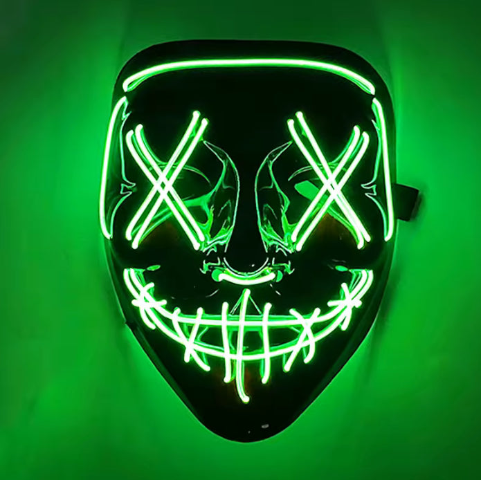 Fear-Glow LED Mask - Mach jede Party unvergesslich !