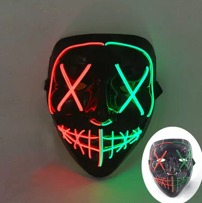 Fear-Glow LED Mask - Mach jede Party unvergesslich !
