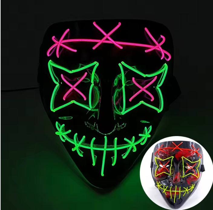 Fear-Glow LED Mask - Mach jede Party unvergesslich !