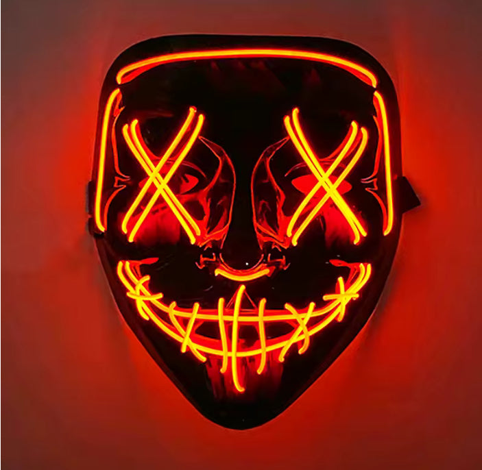 Fear-Glow LED Mask - Mach jede Party unvergesslich !